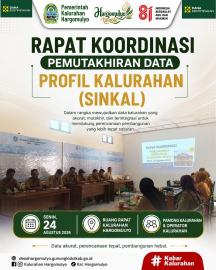 RAPAT KOORDINASI PEMUTAKHIRAN DATA PROFIL KALURAHAN (SINKAL)